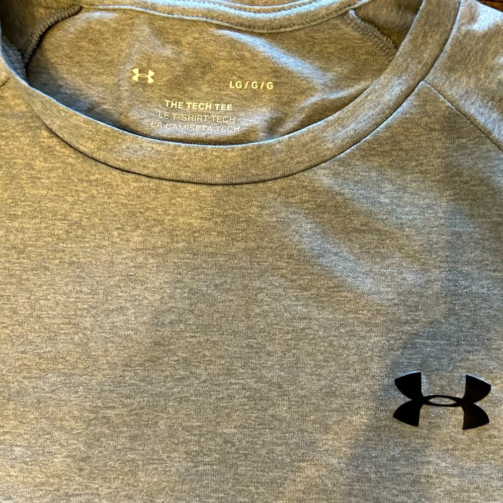 Under Armour Tech Tee Gray Large